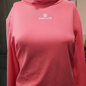 Bogner Fire + Ice Coral Pink Performance Hoodie